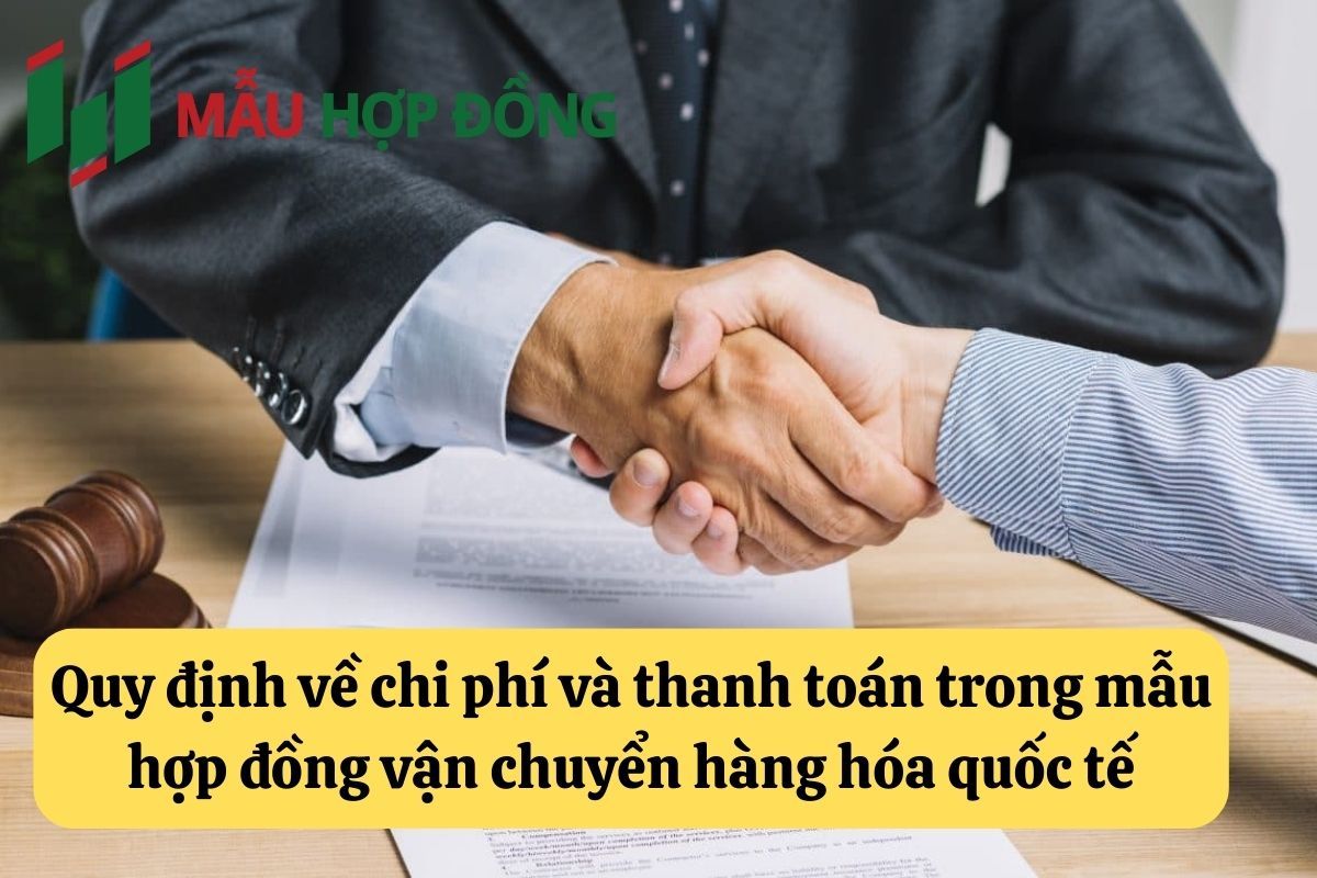 mẫu hợp đồng vận chuyển hàng hóa quốc tế 2