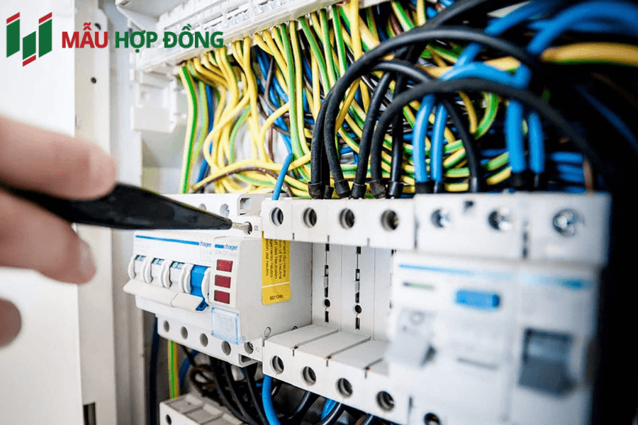 hợp đồng bảo trì hệ thống điện